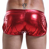 Червоні чоловічі шорти, фото 3