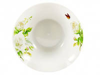 Салатник 15 см. Біла троянда