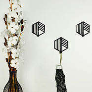 Настінний гачок для одягу Glozis Nod (чорний), фото 5