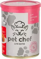 Pet Chef паштет мясной с мясным ассорти 360 г