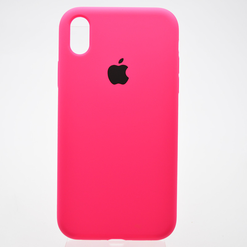 Чохол накладка Silicon Case Full Cover для iPhone Xr Pink