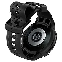 Чехол і ремінець Spigen для Galaxy Watch 4 Classic (42m) Ruged Armor Pro 2 in 1, Black, фото 6