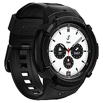 Чехол і ремінець Spigen для Galaxy Watch 4 Classic (42m) Ruged Armor Pro 2 in 1, Black, фото 5