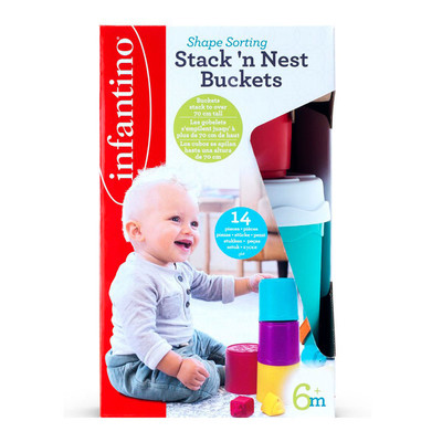 Розвивальний набір сортер Infantino Радужна вежа 315093I, фото 1