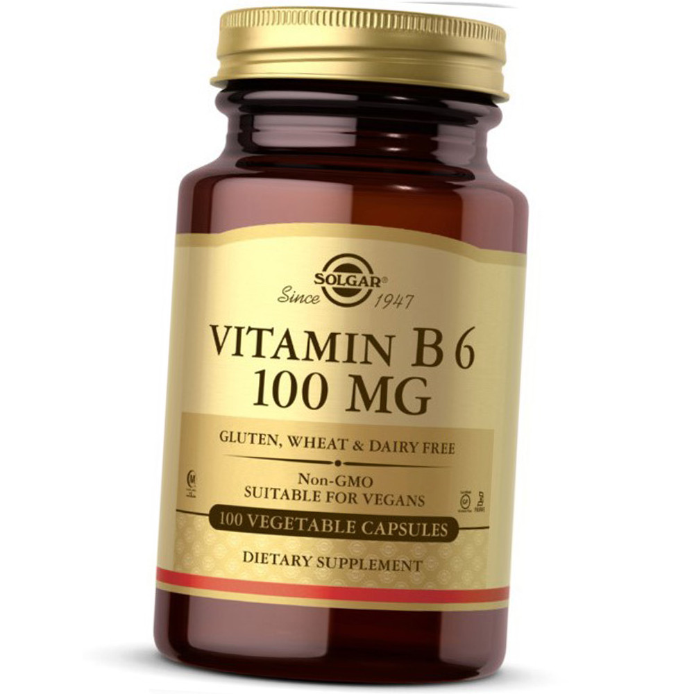 Вітамін Б6 Solgar Vitamin B6 100 mg 100 вег капс