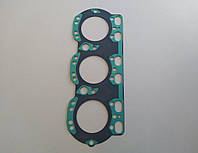 Прокладка головки блока ЯМЗ 236 метал силикон (обрезиненная) зеленая 236Д-1003212