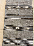 Доріжка шерстяна домоткана двостороння ручної роботи виткана шерстяними нитками на верстаті  200*68 см, фото 3