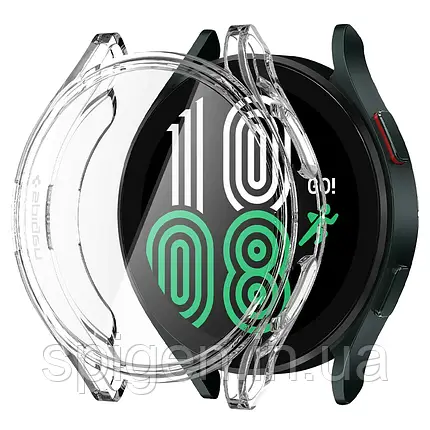 Чехол Spigen для Galaxy Watch 4 (44mm) - Ultra Hybrid, Crystal Clear, фото 1