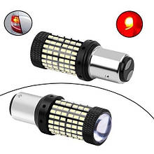 LED 1157 BAY15D P21 лампа в автомобіль 144 SMD 2814, білий