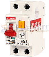 Дифавтомат e.industrial.elcb.2.C16.300, 2р, 16 А, С, 300 мА, E.NEXT (i0230009)