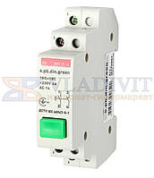 Кнопка на DIN-рейку e.pb.din.green, зелена, E.NEXT (i0790002)