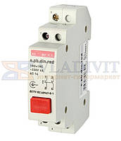 Кнопка на DIN-рейку e.pb.din.red, червона, E.NEXT (i0790001)