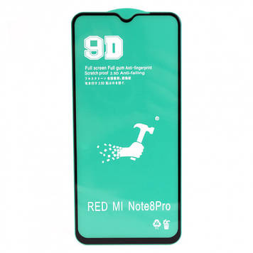 Захисна плівка Ceramics 9D Full Glue для Xiaomi Redmi Note 8 Pro, Black