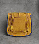 Авторська шкіряна сумка "Дубок" ручної роботи, велика сумка з натуральної шкіри, фото 5