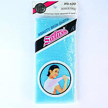 Японская мочалка-полотенце для тела жесткая, Salux Япония Голубой
