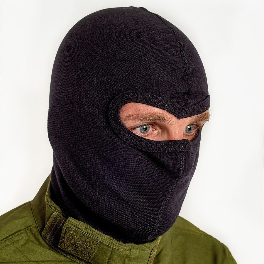 Балаклава Helikon-Tex® Balaclava - Cotton - Black - фото 7 - id-p293955106