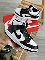 Кросівки жіночі Nike Dunk. Демісезонні жіночі кросівки Найк Данк. Кросівки Найк чорно-білі., фото 6