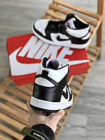 Кросівки жіночі Nike Dunk. Демісезонні жіночі кросівки Найк Данк. Кросівки Найк чорно-білі., фото 5