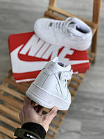 Кросівки жіночі Nike Air Force Mid. Демісезонні жіночі кросівки Найк. Кросівки Найк білі., фото 3