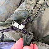 Шатер намету зі спідницею два входи посилений каркас Бесідка Тент із чорною москітною сіткою 1628D, фото 8