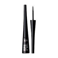 Підводка для очей Bless Beauty So Black Line Waterproof з твердим пензлем, Black, 3.5 г