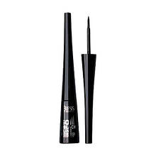 Підводка для очей Bless Beauty So Black Line Waterproof з твердим пензлем, Black, 3.5 г