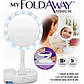 Складное зеркало для макияжа с Led подсветкой My Fold Away Mirror, фото 3