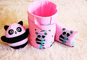 Кошик для іграшок Pіnk panda
