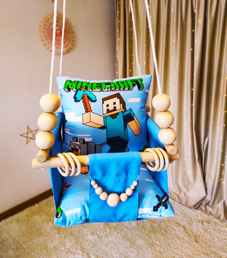 Підвісна гойдалка Minecraft