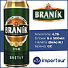 Пиво світле Branik Svetly 4.1% алкоголю Бранік 0,5 л Чехія, фото 2