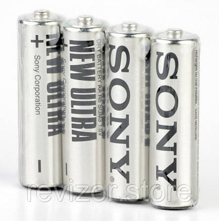 Батарейки сольові AA 8шт (R6) - Sony (Ціна за 1 шт) - фото 2 - id-p665836353