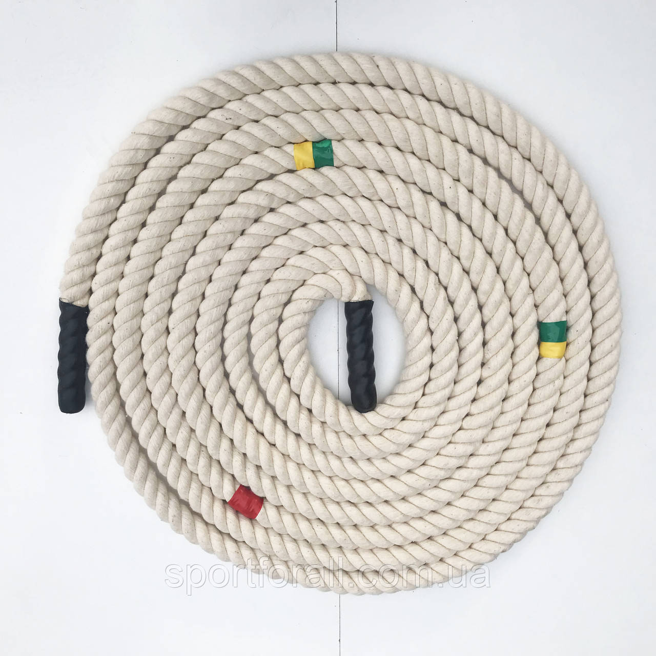 Канат для кроссфита battle ropes R-4009-9 9м чорний