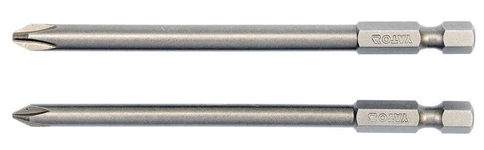 Набір біт насадка викрутки 1/4" PH1/2х100 мм 2 штуки YATO YT-0488