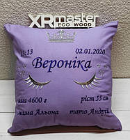 Іменна подушка метрика, фото 3