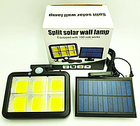 Уличный фонарь с датчиком движения Split Solar Wall Lamp на солнечной батарее nf-160c №R11437