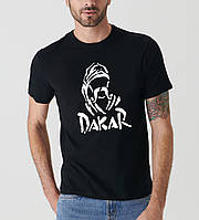 Футболка чорна з принтом "Dakar Козак" Push IT