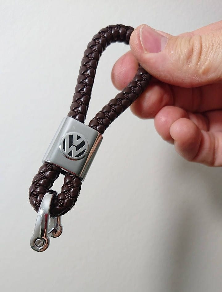 Брелок для автомобільних ключів Volkswagen, коричневий