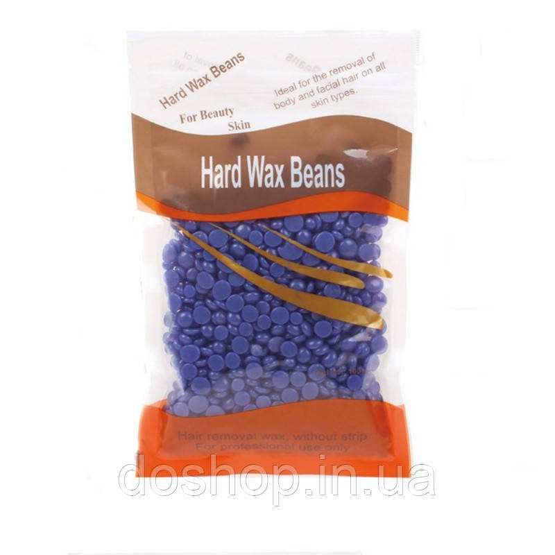 Гарячий плівковий віск у гранулах HARD WAX BEANS Лаванда 1000 грам