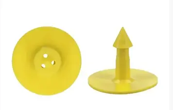 Вушні бирки для тварин (овець, кіз, свиней, поросят, собак) круглі діаметром 28 мм, без номера MS Schippers 100,шт