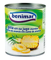 Ананасы Колечками Бенимар Ananas Benimar Slices 850 г Испания