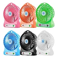 Портативний USB міні-вентилятор з аккумулятором Portable Mini Fan настільний №R11781