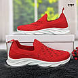 Жіночі червоні кросівки мокасини зі стразами на білій підошві весняно-літні Гіпаніс Україна, фото 8