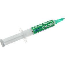 Силіконове мастило СМ-200 (густе, гелеподібне, шприц), 2 см3