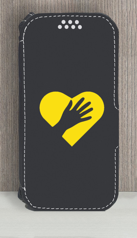 Чохол-книжка дляSamsung Galaxy A72 / Рука та серце /