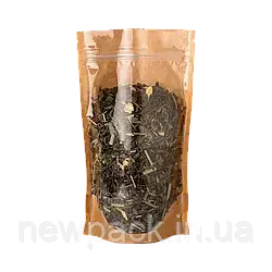 Дой-пак пакет 140х240 із прозорою стороною (250грам)