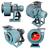 Пилові радіальні високотемпературні вентилятори Турбовент ПВР