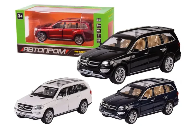 Металева машинка Mercedes GL500 зі світлом і звуком 6617