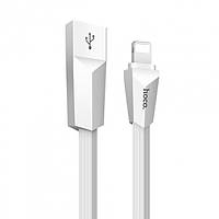 Кабель USB HOCO X4 Lightning iPhone 1.2м 2.4A Белый