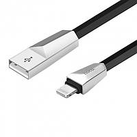 Кабель USB HOCO X4 Lightning iPhone 1.2м 2.4A Черный