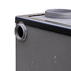 Котел Буржуй КП-10 кВт з чувунною плитою з виходом димаря вгору (4 мм сталь), фото 5